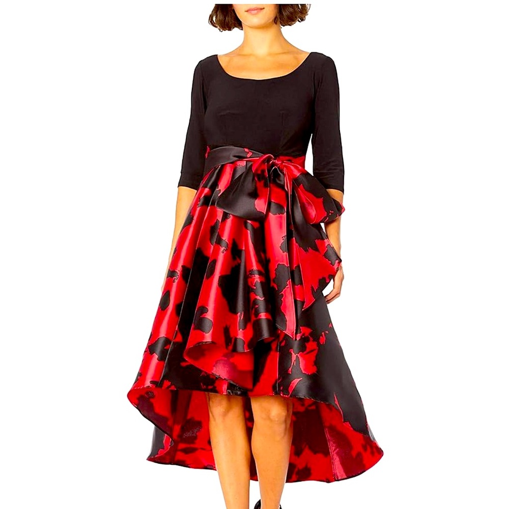 R&M Richards Women's Twill Hi/Lo Dress